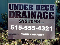 support for under deck installers